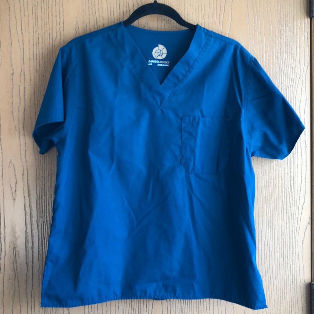 Sanible Works Men’s/Unisex Scrub Top